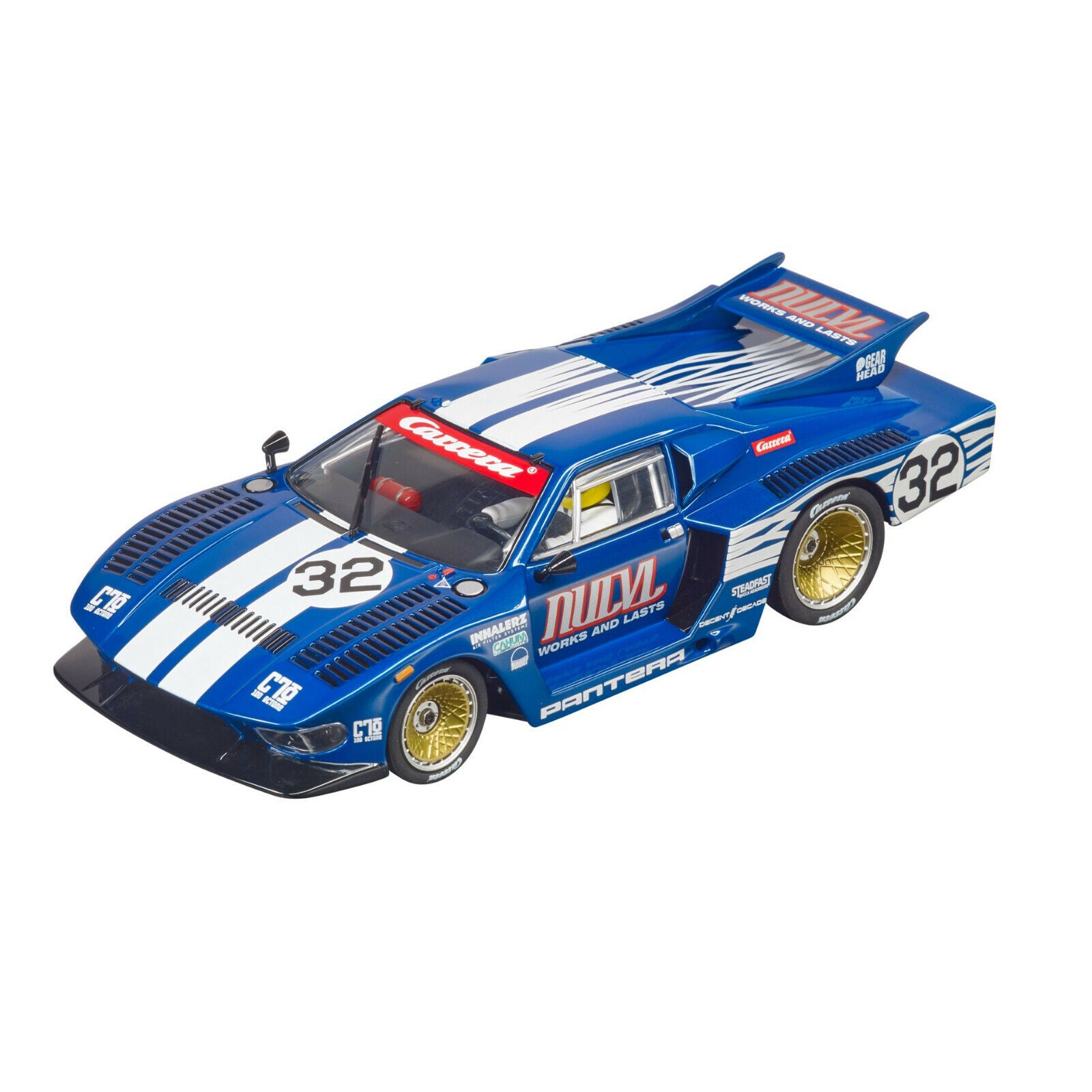 Carrera - Evolution 1:32 - De Tomaso Pantera Gr.5 No32 - Slot Car Also Suits Scalextric