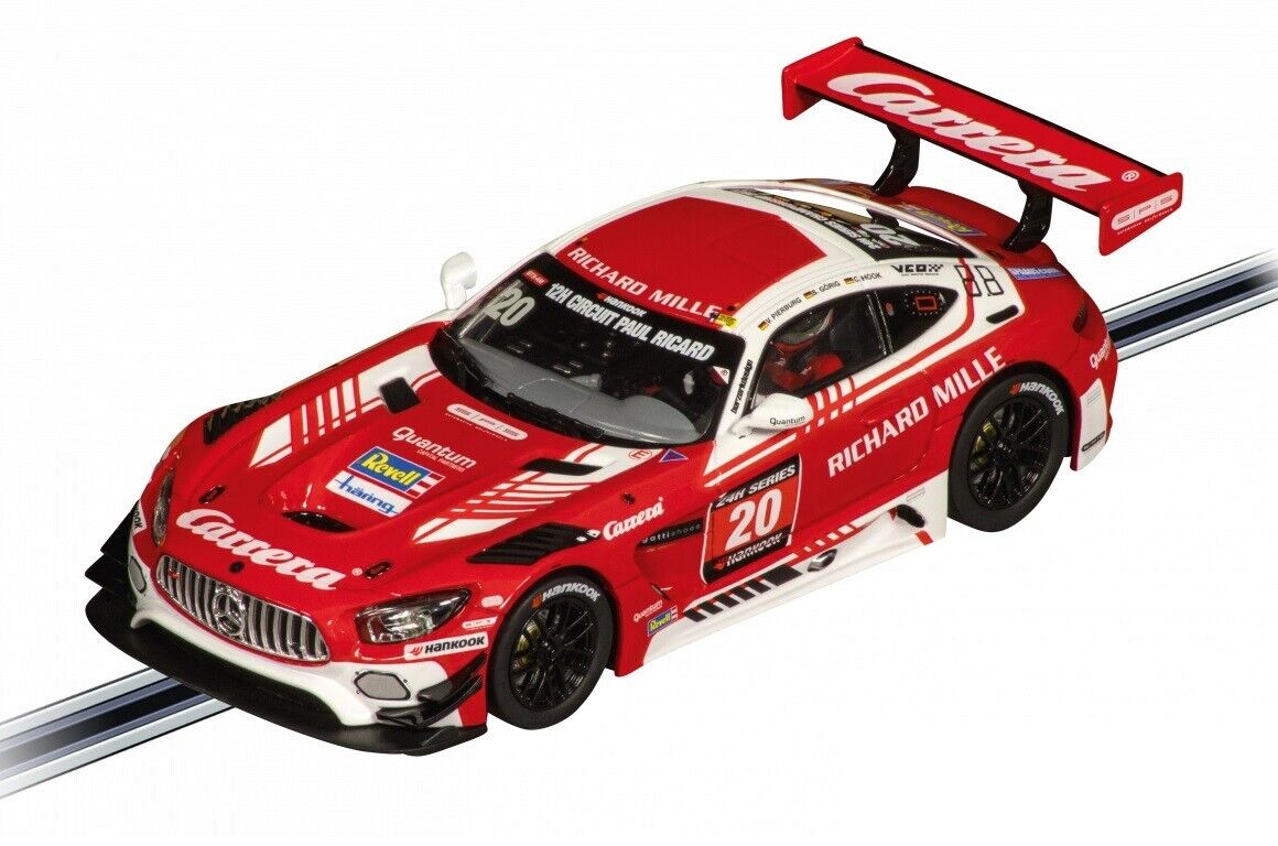 Carrera - Evolution 1:32 - Mercedes AMG GT3 CARRERA No.20 12hr Paul Ricard - Slot Car Also Suits Scalextric