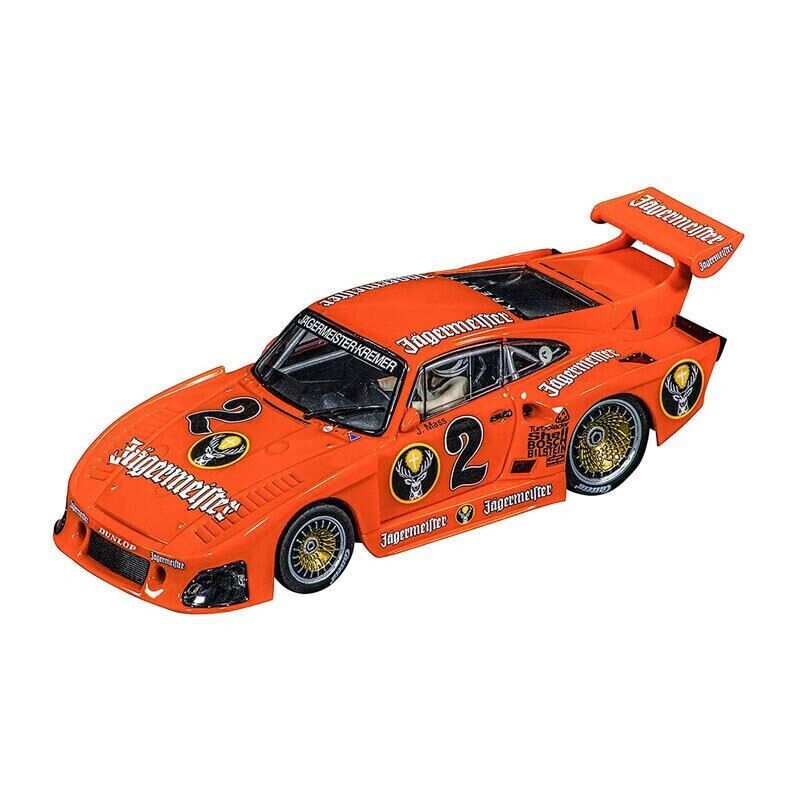 Carrera - Evolution 1:32 - Porsche Kremer 935 K3 Jagermeister Racing No 2 - Slot Car Also Suits Scalextric
