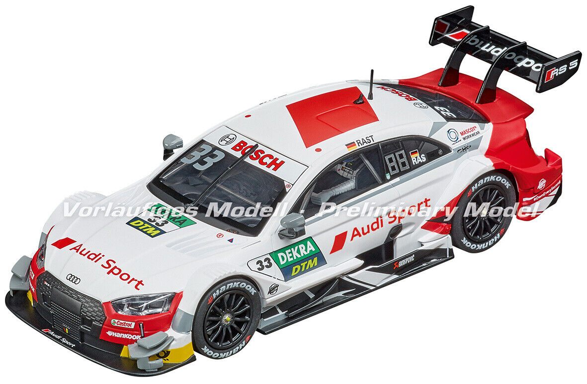 Carrera - Evolution 1:32 - Audi RS5 DTM R Rast No33 - Slot Car Also Suits Scalextric