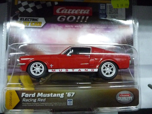 Carrera -  Go Ford Mustang 67 Racing Red Scale 1:43