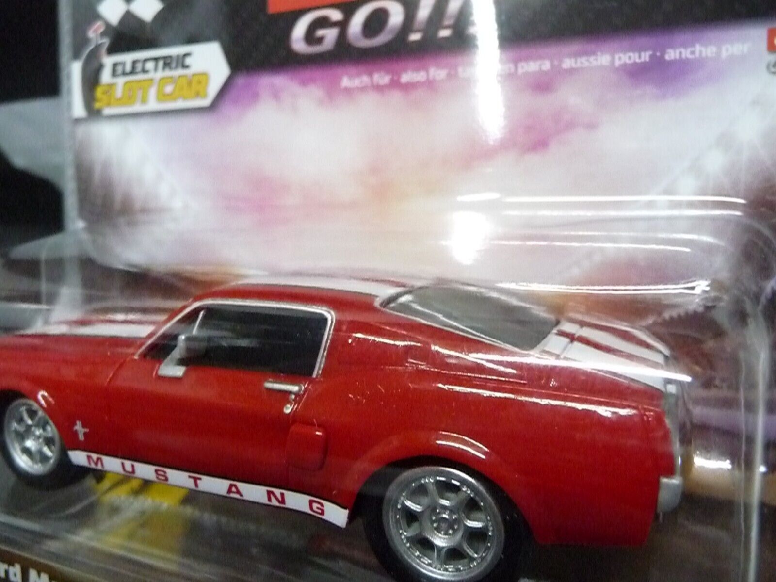 Carrera - Go Ford Mustang 67 Racing Red Scale 1:43