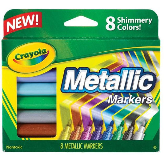 Crayola -  Metallic Markers 8 Pack