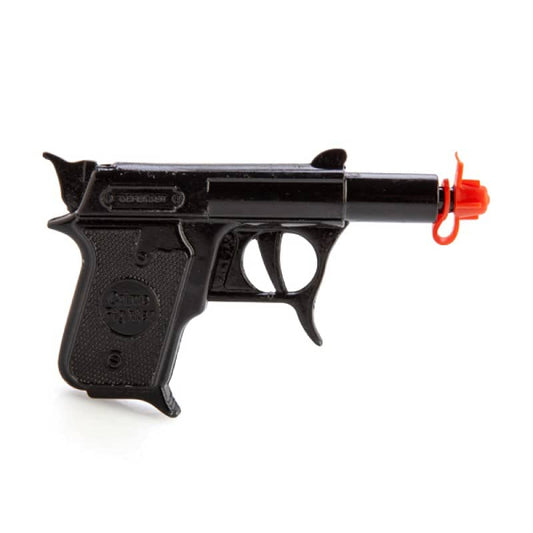 Black Metal Spud Gun Toy