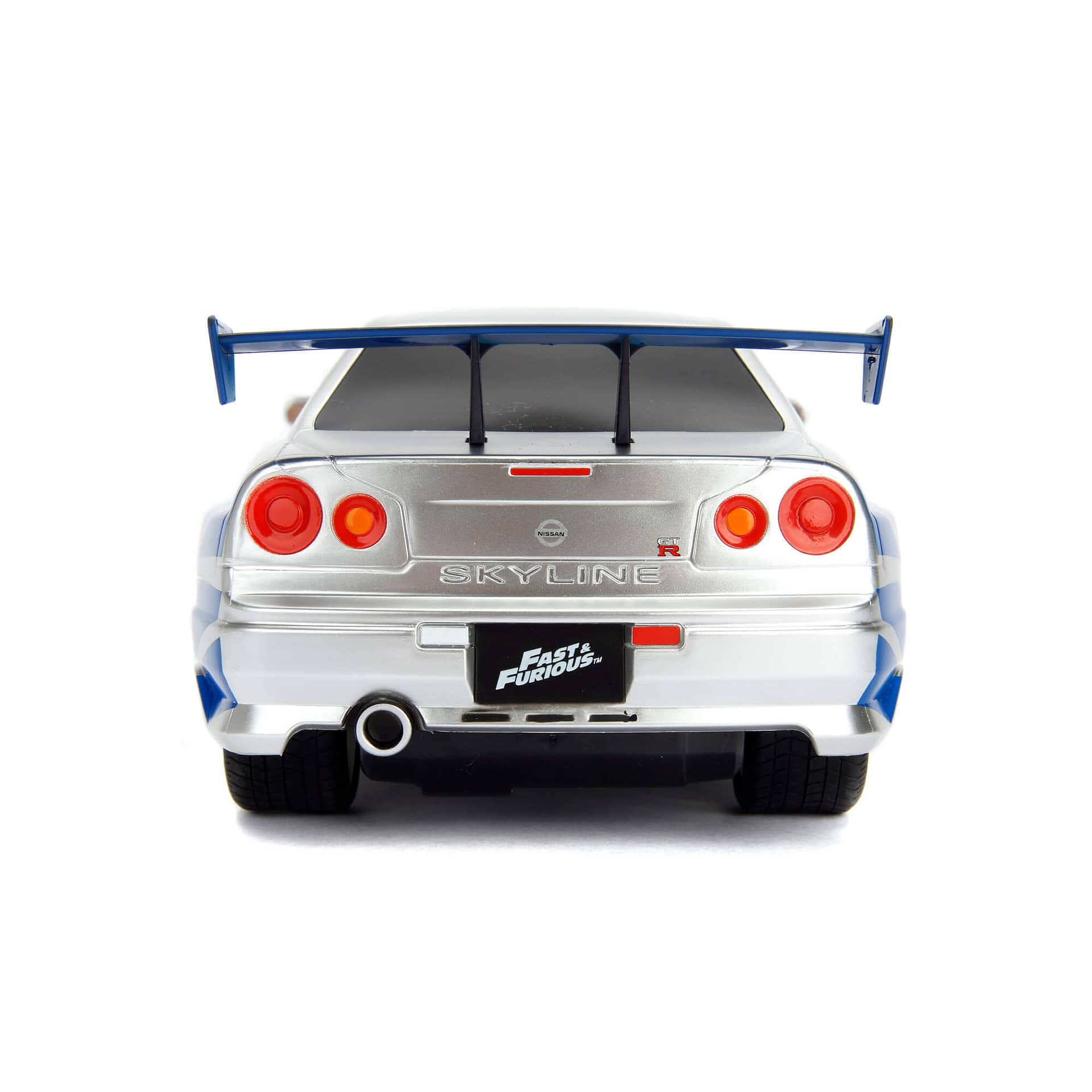 Fast & Furious -    Rc Brian's 2002 Nissan Skyline Gt-r (bnr34) (1:16) Remote Control