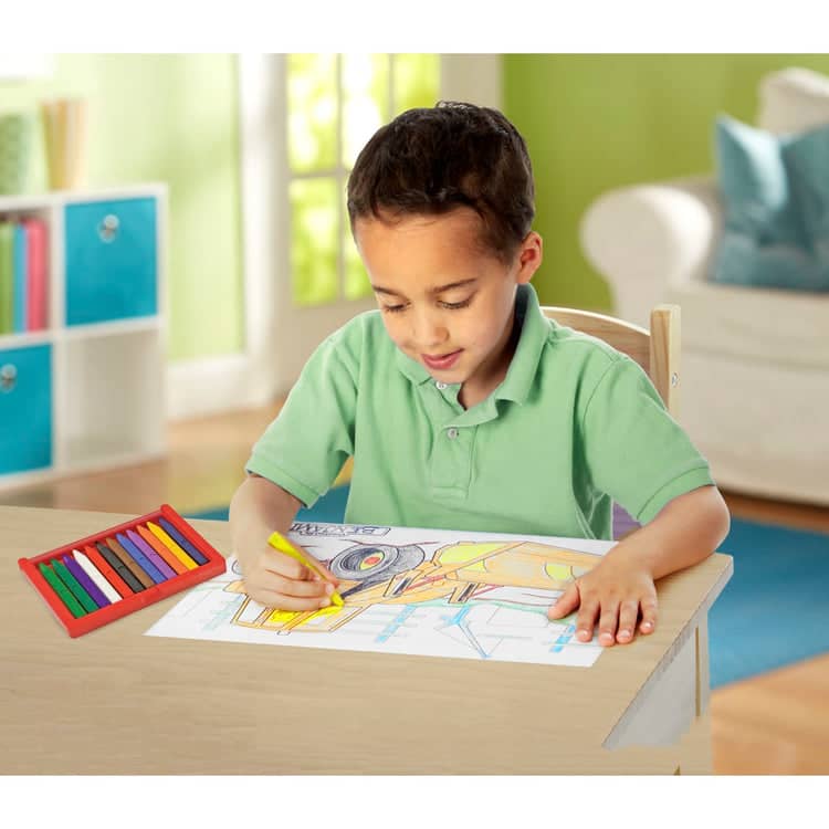 Melissa & Doug - Jumbo 50-page Kids' Coloring Pad - Space Sharks Sports And More