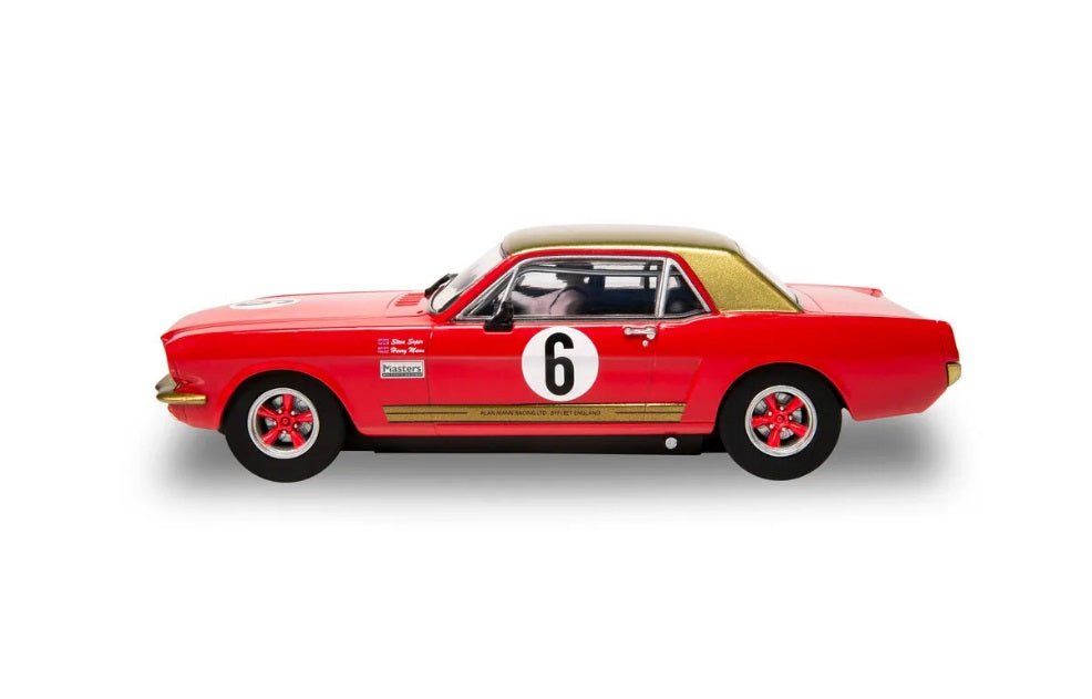 Scalextric - C4339 Ford Mustang Alan Mann Henry Mann and Steve Soper slot car also suits Carrera