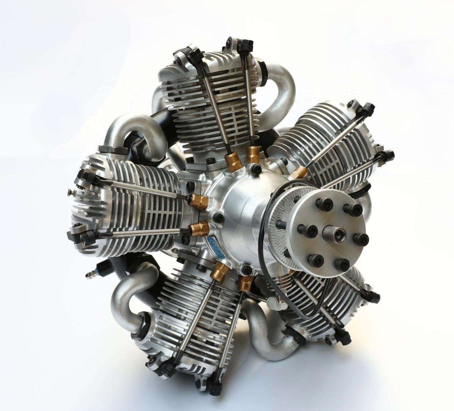 NGH 150cc 4 Stroke 5 Cylinder Radial Gas Engine with Electronic Ignition including  exhaust collector ring