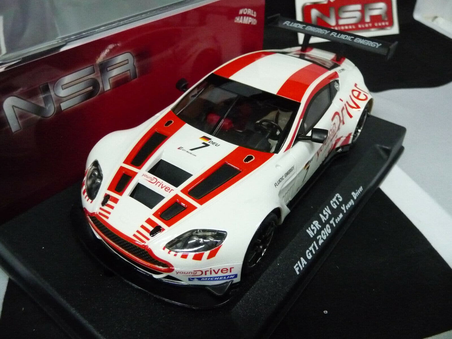 NSR 1:32 0002AW ASV GT3 FIA GT1 Young Driver Champion &#039;10slot car also suits  scalextric/carrera