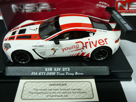 NSR 1:32 0002AW ASV GT3 FIA GT1 Young Driver Champion &#039;10slot car also suits  scalextric/carrera
