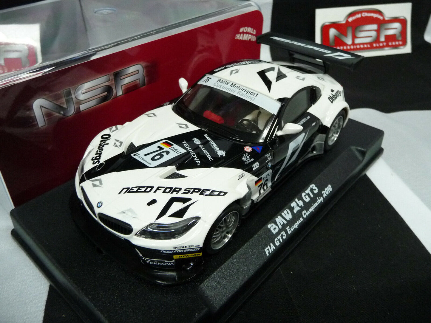NSR 1:32 0011AW BMW Z4 GT3 E89 FIA GT3 Euro Cup 2010 No.76 scalextric/carrera