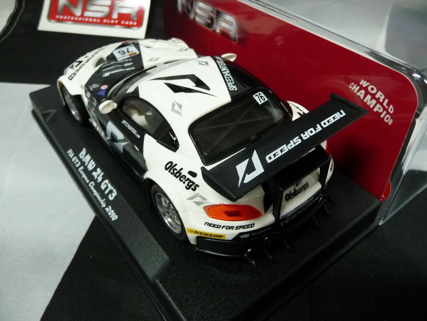NSR 1:32 0011AW BMW Z4 GT3 E89 FIA GT3 Euro Cup 2010 No.76 scalextric/carrera