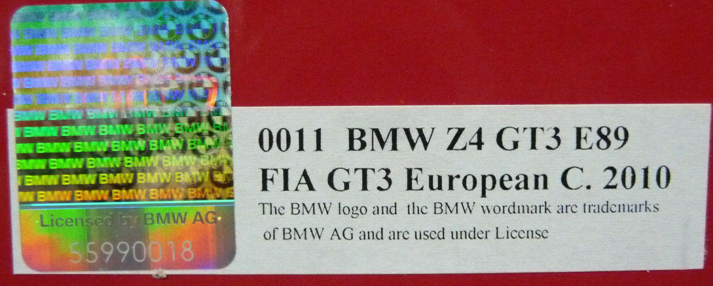 NSR 1:32 0011AW BMW Z4 GT3 E89 FIA GT3 Euro Cup 2010 No.76 scalextric/carrera