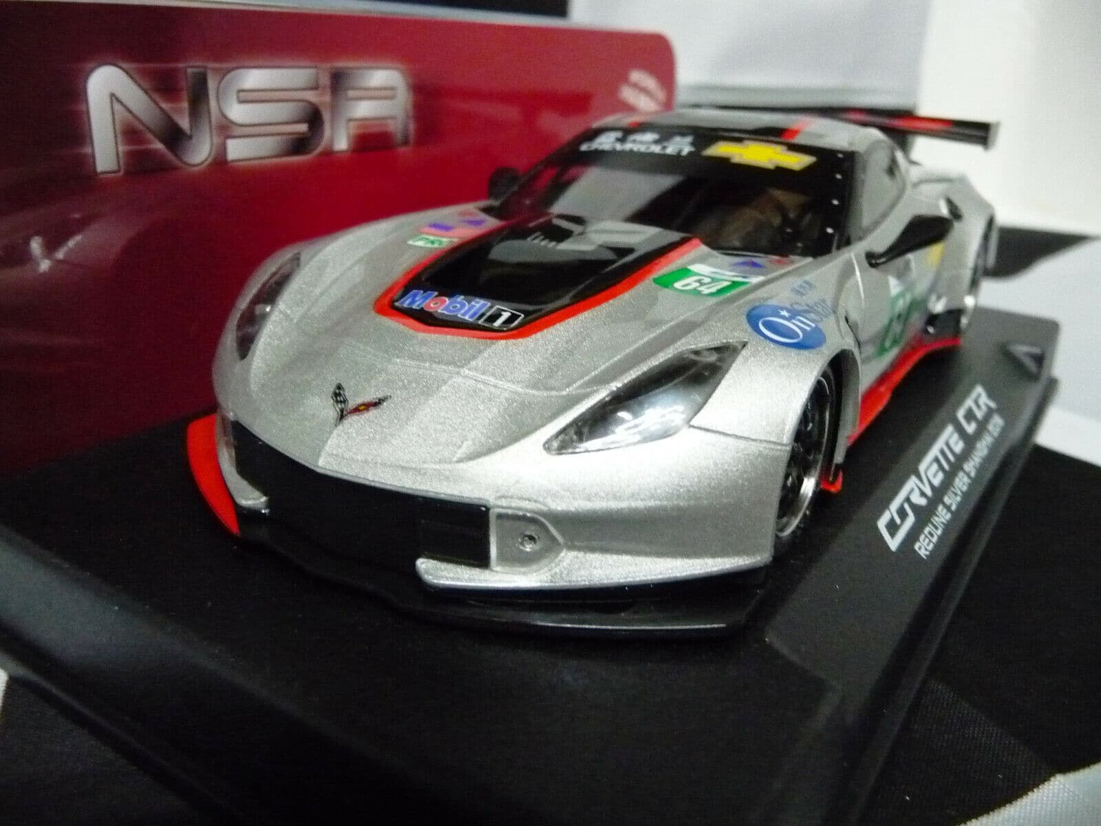NSR - 1:32 0096AW Corvette C7R Redline Shanghai 2018 No.64 slot car also suits scalextric/carrera