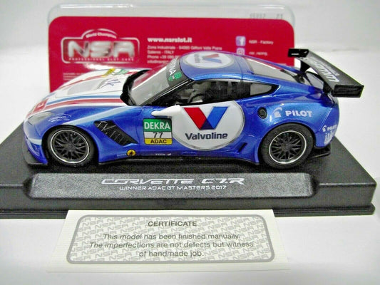 NSR 1:32 0113 Corvette C7R Win.Adac GT Master&#039;17 No.77 slot car also suits  scalextric/carrera