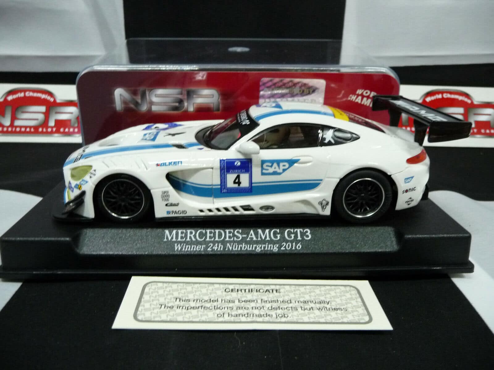 NSR - 1:32 0122 Mercedes AMG Winner 24h Nurburgring 2016 No.4 scalextr/carrera