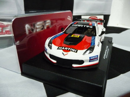 NSR -  1:32 0159AW Corvette C7R Martini Racing White No.21 slot car also suits  scalextric/carrera