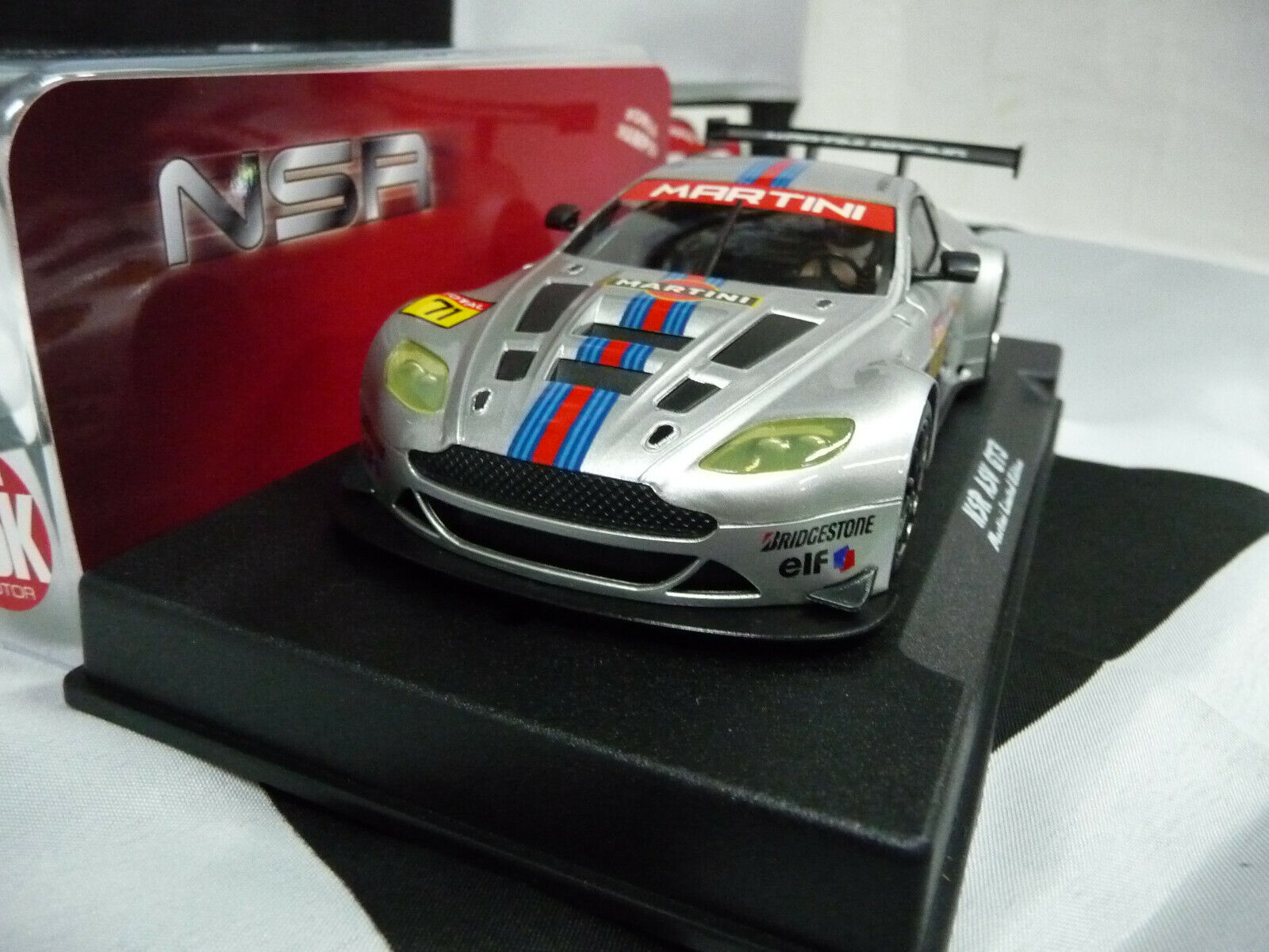 NSR - 1:32 0171 ASV GT3 Martini Racing Grey No.71 slot car also suits scalextric/carrera