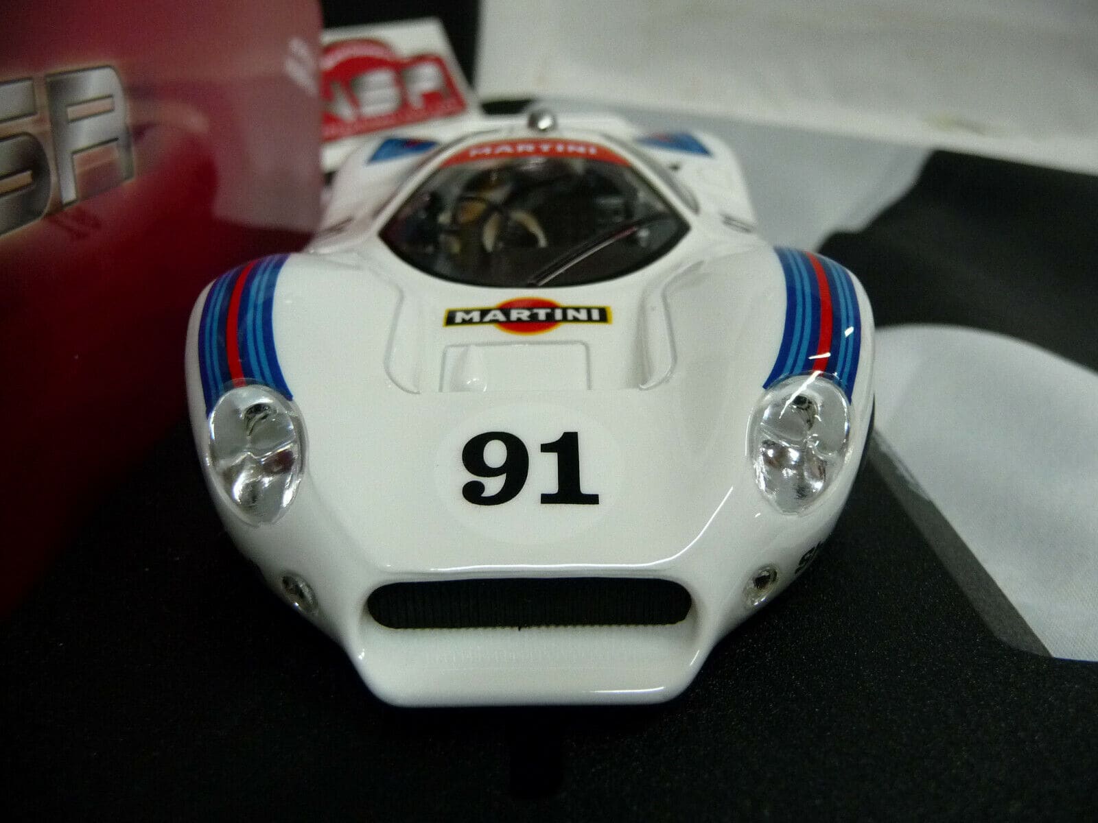 NSR - 1:32 0191SW P68 FORD Martini Racing WHITE No.91 slot car also suits scalex/carrera