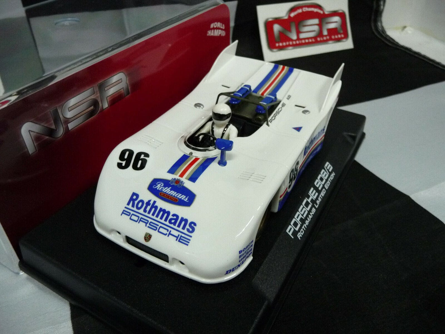 NSR 1:32 0196SW Porsche 908/3 Rothmans Limited Ed No.96 slot car also suits  scalextric/carrera
