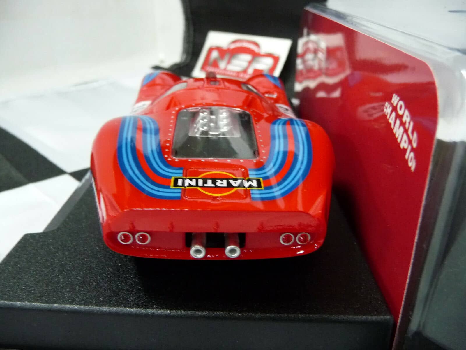 NSR - 1:32 0219SW P68 FORD Martini Racing RED No.19 slot car also suits scalex/carrera