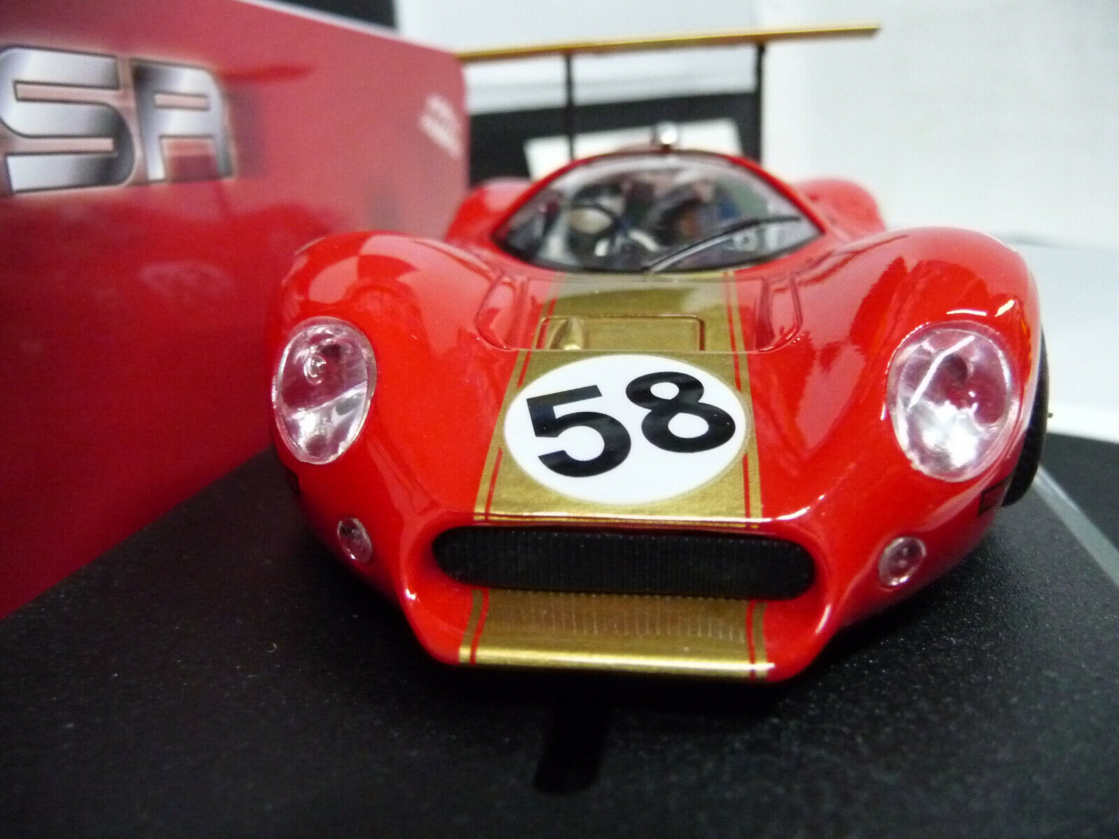 NSR - 1:32 1146SW P68 BOAC 500 A.Mann 1969 No.58 slot car also suits scalex/carrera