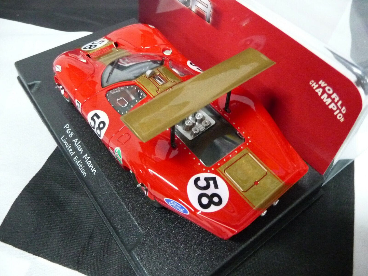 NSR 1:32 1146SW P68 BOAC 500 A.Mann 1969 No.58 slot car also suits  scalex/carrera