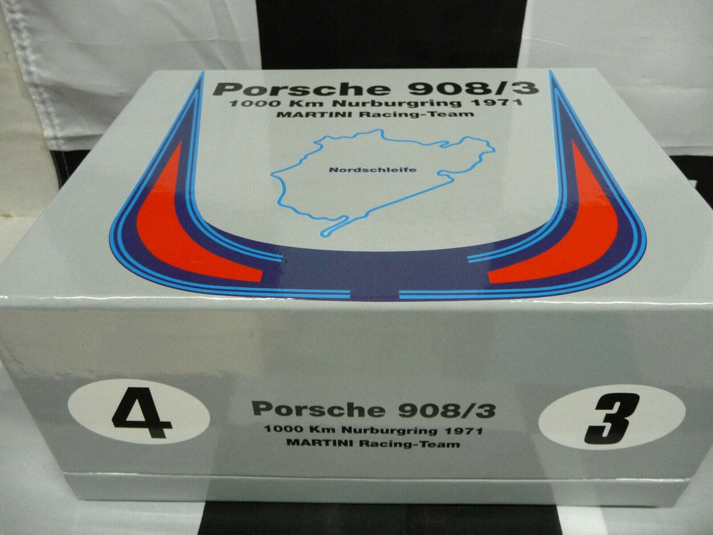 NSR 1:32 SET10 Porsche 908/3 1000km Nurburgring 71 Martini slot car also suits  Scalex/Carrera