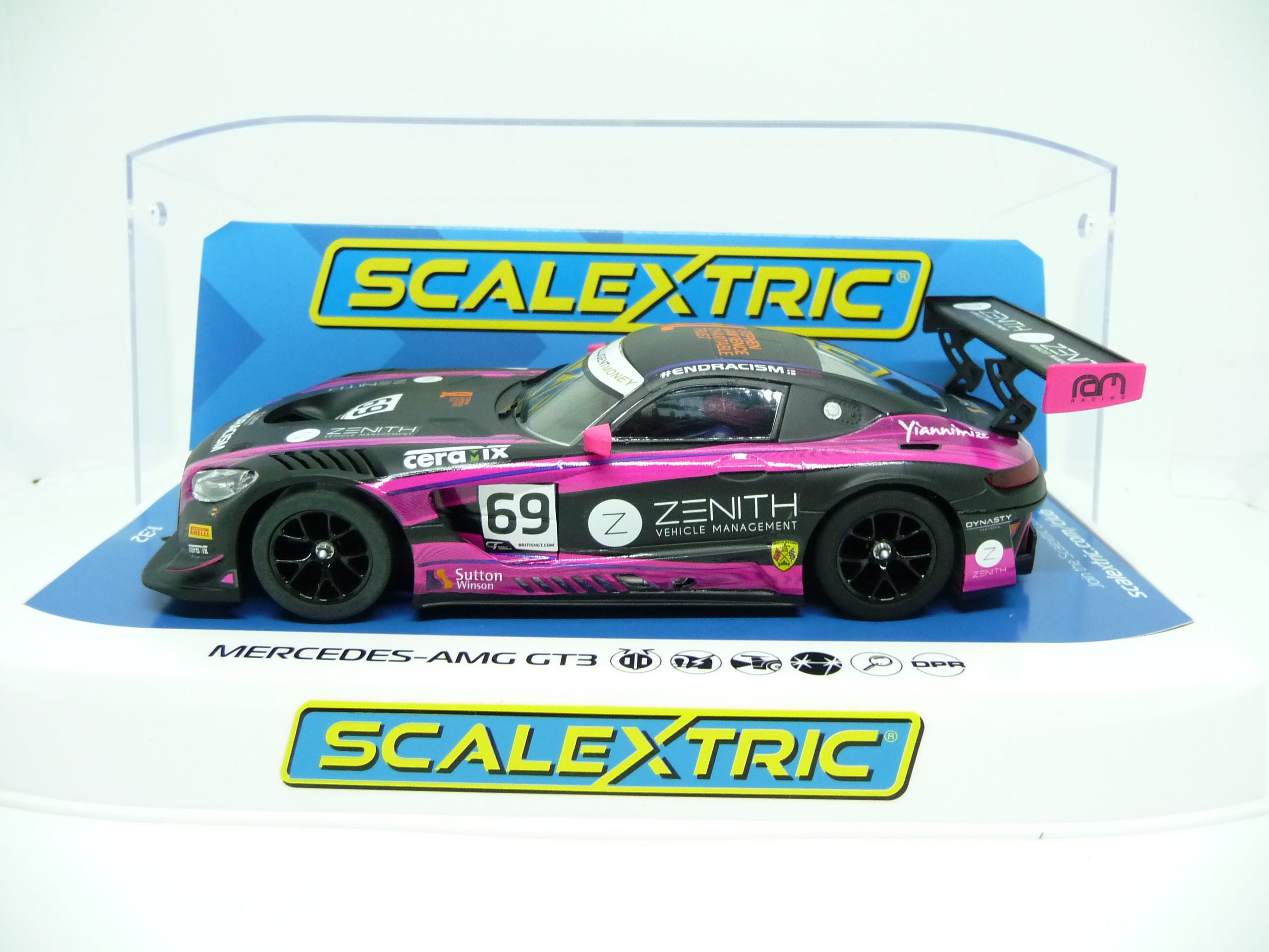 Scalextric - C4242 Mercedes Amg Gt3 British Gt 2020 De Haan & Kujala