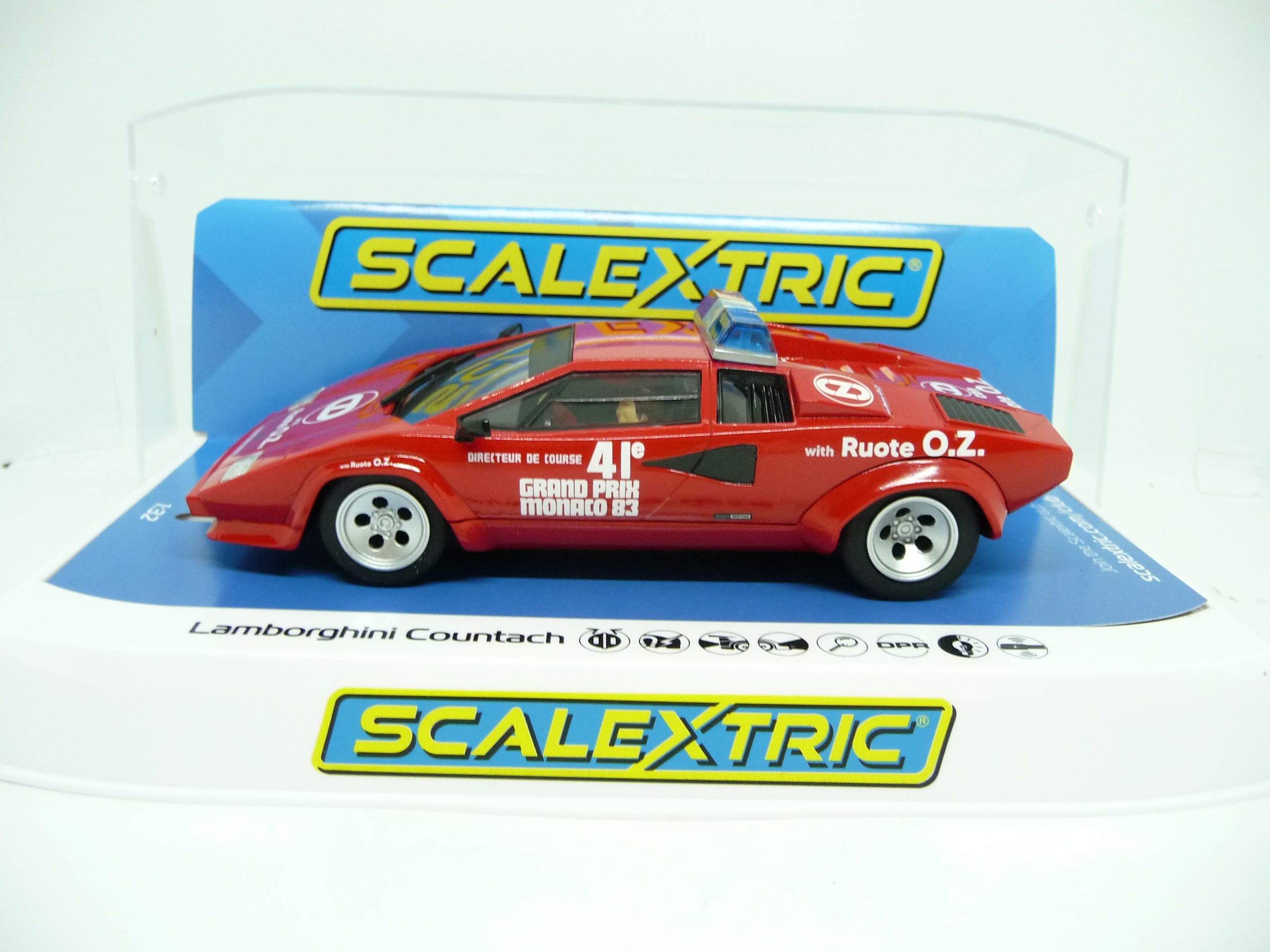 Scalextric - C4329 Lamborghini Countach 1983 Monacogp Safety Car C4329