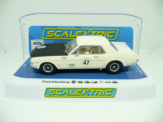 Scalextric -  C4353 Ford Mustang Bill and Fred Shepherd slot car also suits Carrera
