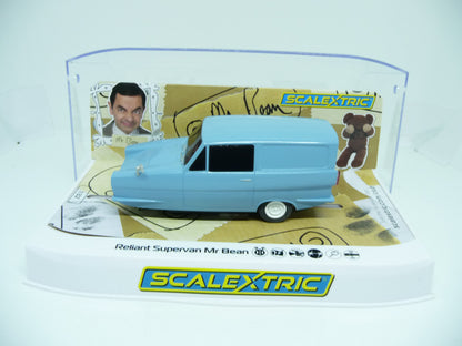 Scalextric -  C4259 1:32 RELIANT REGAL SUPERVAN MR BEAN Slot Car Suit Carrera