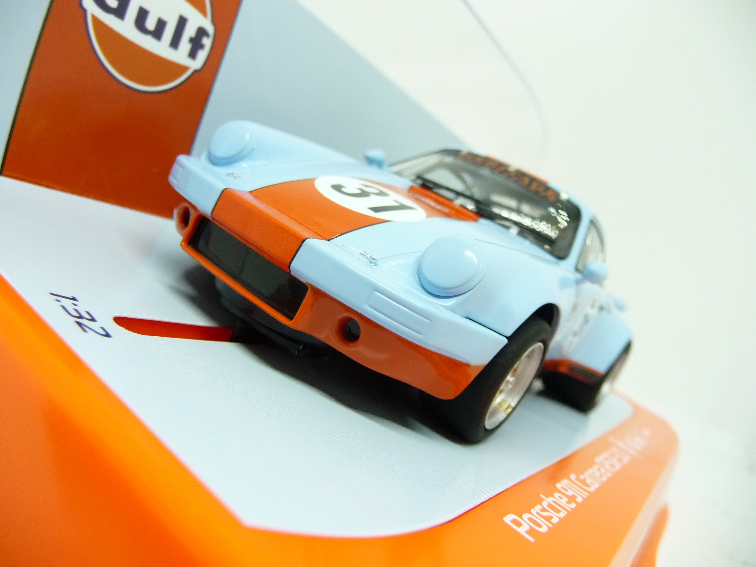 Scalextric - C4304 Porsche 911 Carrera RSR 3 0 Gulf Edition slot car also suits Carrera