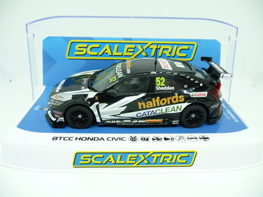 Scalextric -  C4297 Honda Civic Type R BTCC 2021 Golden Shedden slot car also suits Carrera