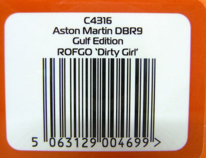 Scalextric -  C4316 Aston Martin DBR9 - Gulf Edition - Rofgo 'dirty Girl'