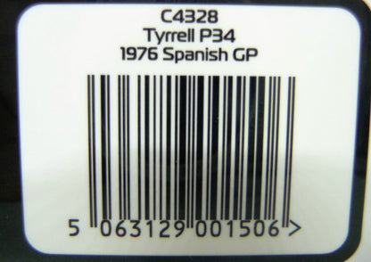 Scalextric -  C4328 Tyrrell P34 - 1976 Spanish Gp