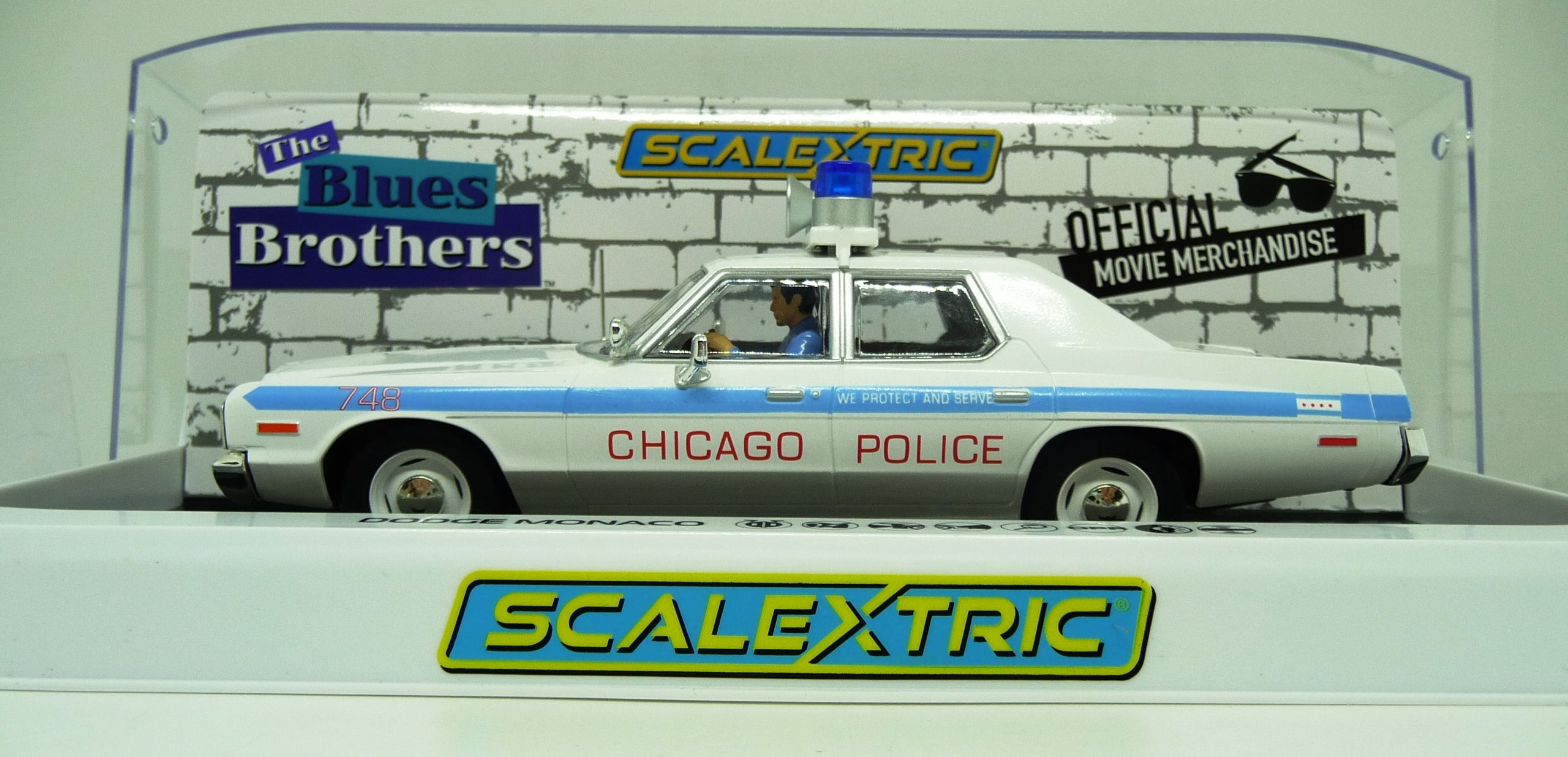 Scalextric - C4407 Dodge Monaco - Blues Brothers - Chicago Police