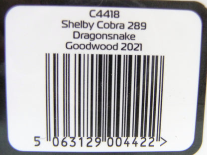 Scalextric -  C4418 Shelby Cobra 289 - Dragon Snake - Goodwood 2021