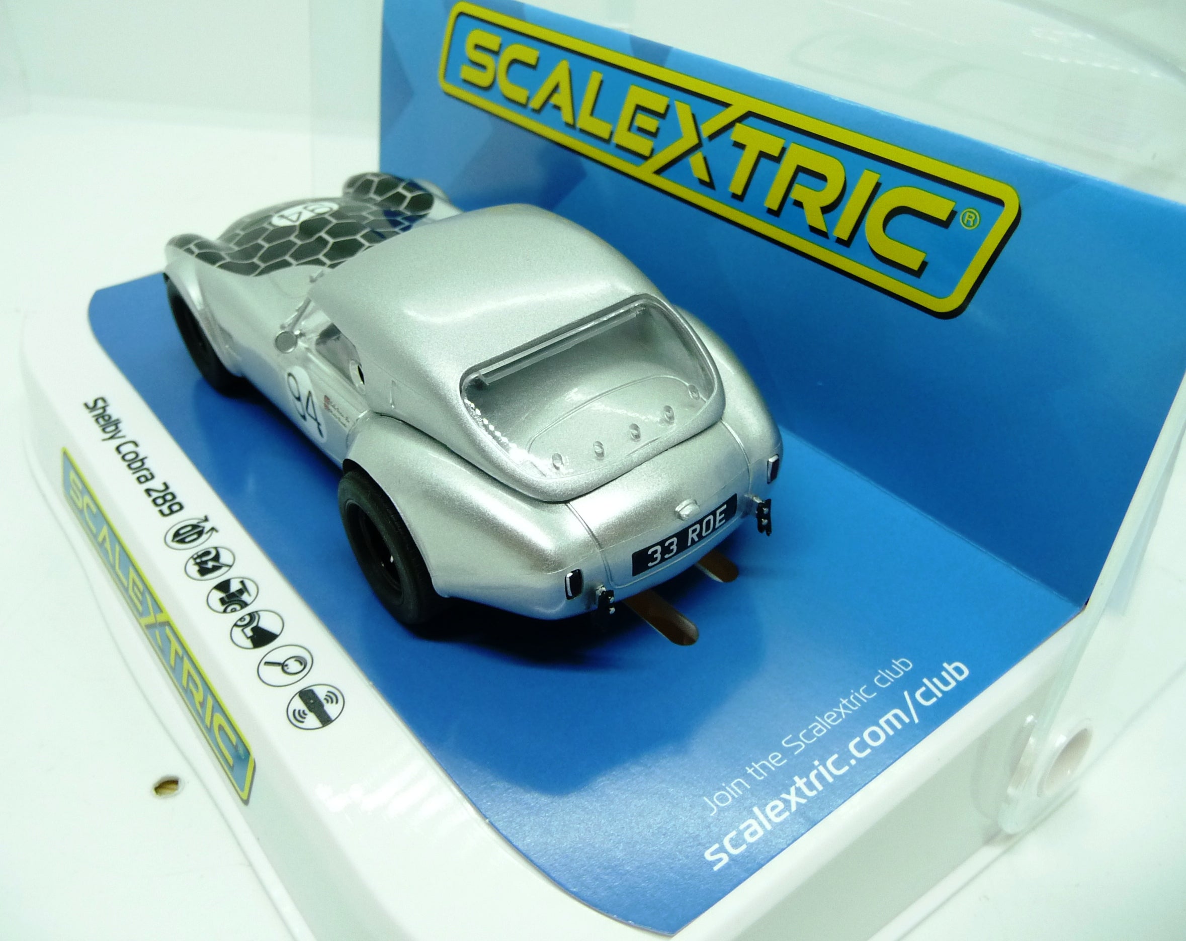 Scalextric - C4417 Shelby Cobra 289 - Csx2201- Snake Eyes