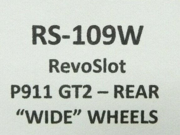 REVOSLOT - RS-109W RevoSlot P911 GT2 - Rear Aluminum Wide Wheels