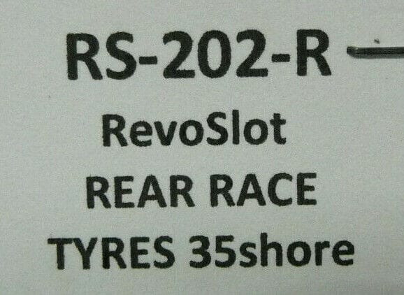 RevoSlot - RS-202R RevoSlot Rear Race Tyres 35shore