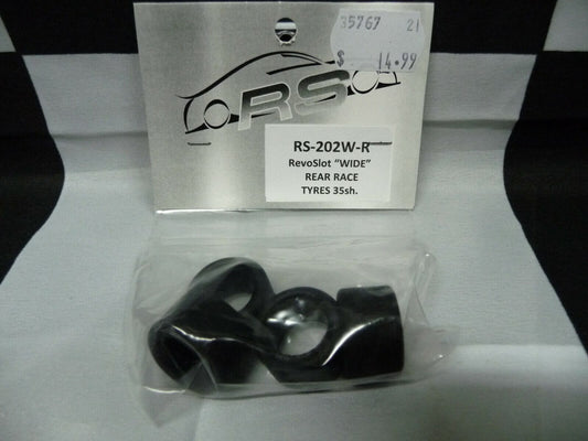 RevoSlot RS-202W-R RevoSlot WIDE Rear Race Tyres 35sh