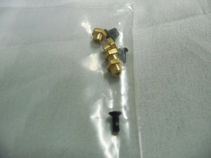 RevoSlot -  RS-208C RevoSlot Brass Nuts H2.5mm + Screws