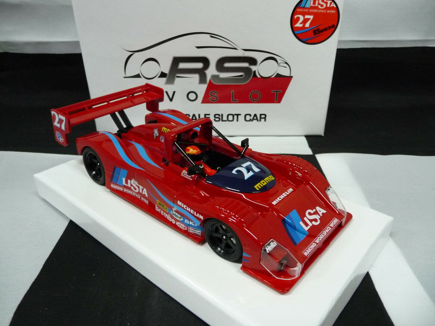 Revoslot 1:32 RS0039 Ferrari 333 Lista Racing No27 slot car also suits  Scalextric/Carrera