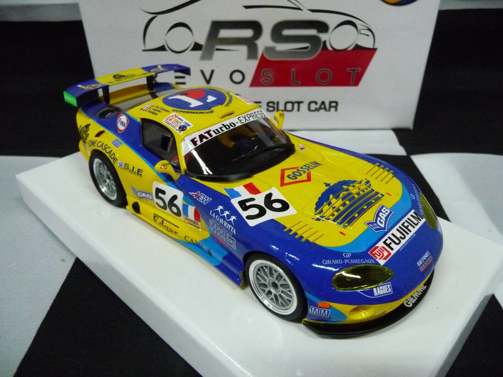 Revoslot - 1:32 RS0077 Dodge Viper No56 slot car also suits Scalextric/Carrera