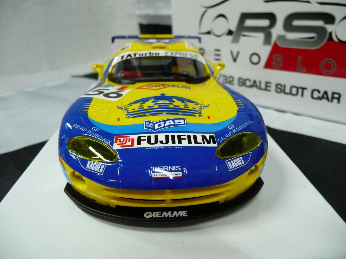 Revoslot 1:32 RS0077 Dodge Viper No56 slot car also suits  Scalextric/Carrera