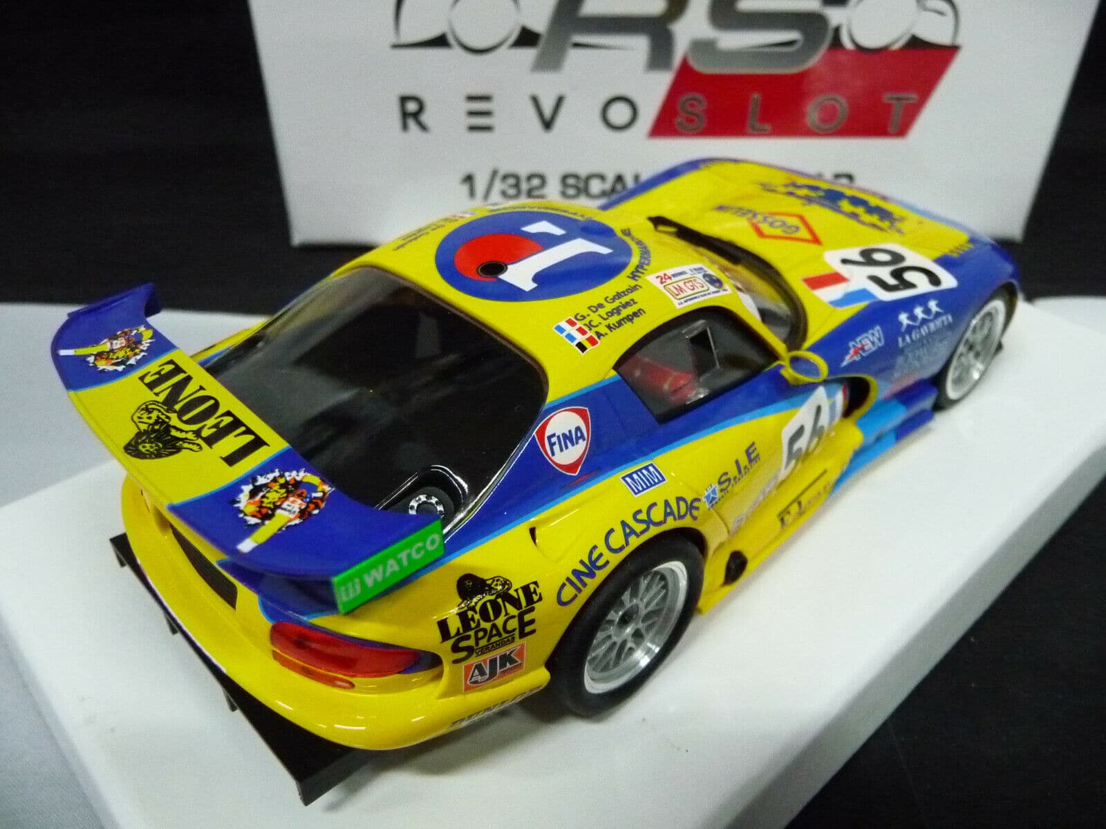 Revoslot - 1:32 RS0077 Dodge Viper No56 slot car also suits Scalextric/Carrera