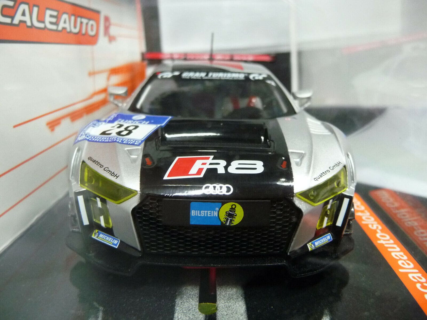 Scaleauto 1:32 SC6163R Audi LMS GT3 No28 slot car also suits  Scalextric/Carrera