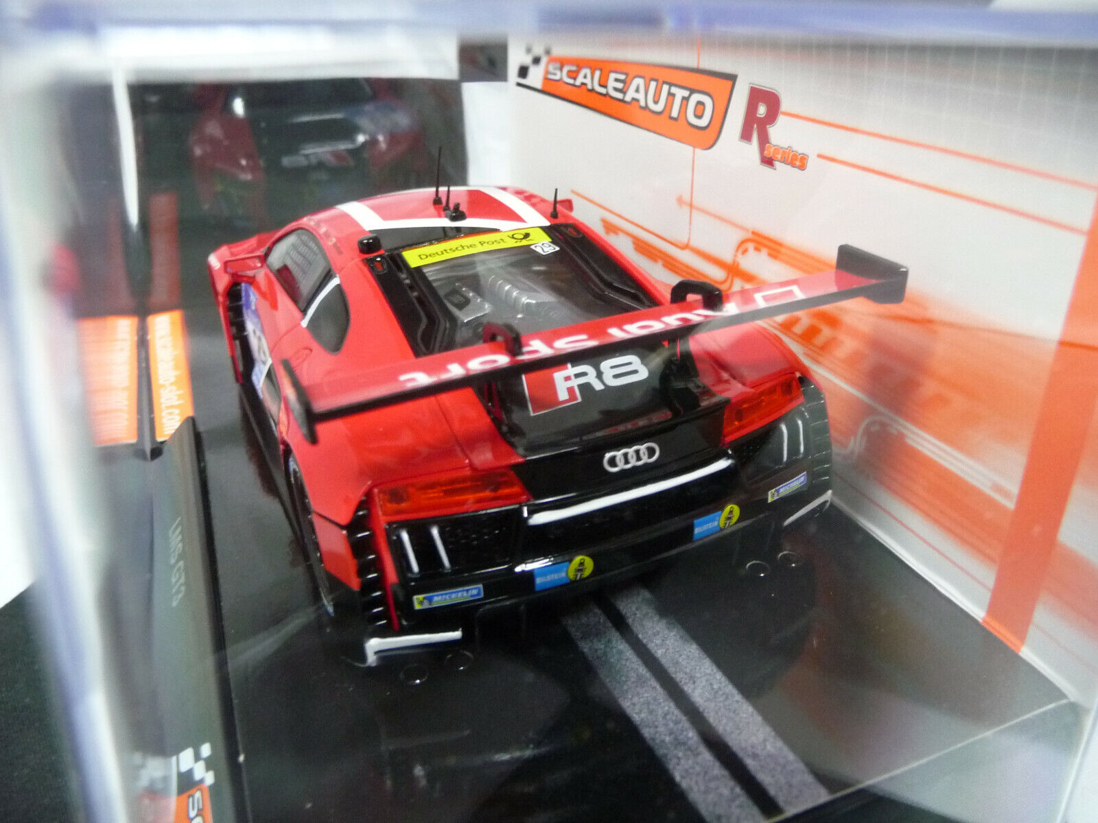 Scaleauto 1:32 SC6172R Audi LMS GT3 No29 slot car also suits Scalextric/Carrera
