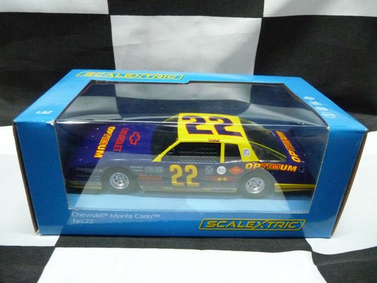 Scalextric -  C4038 1:32 Chevrolet Monte Carlo Creekside No22 slot car also suits Carrera